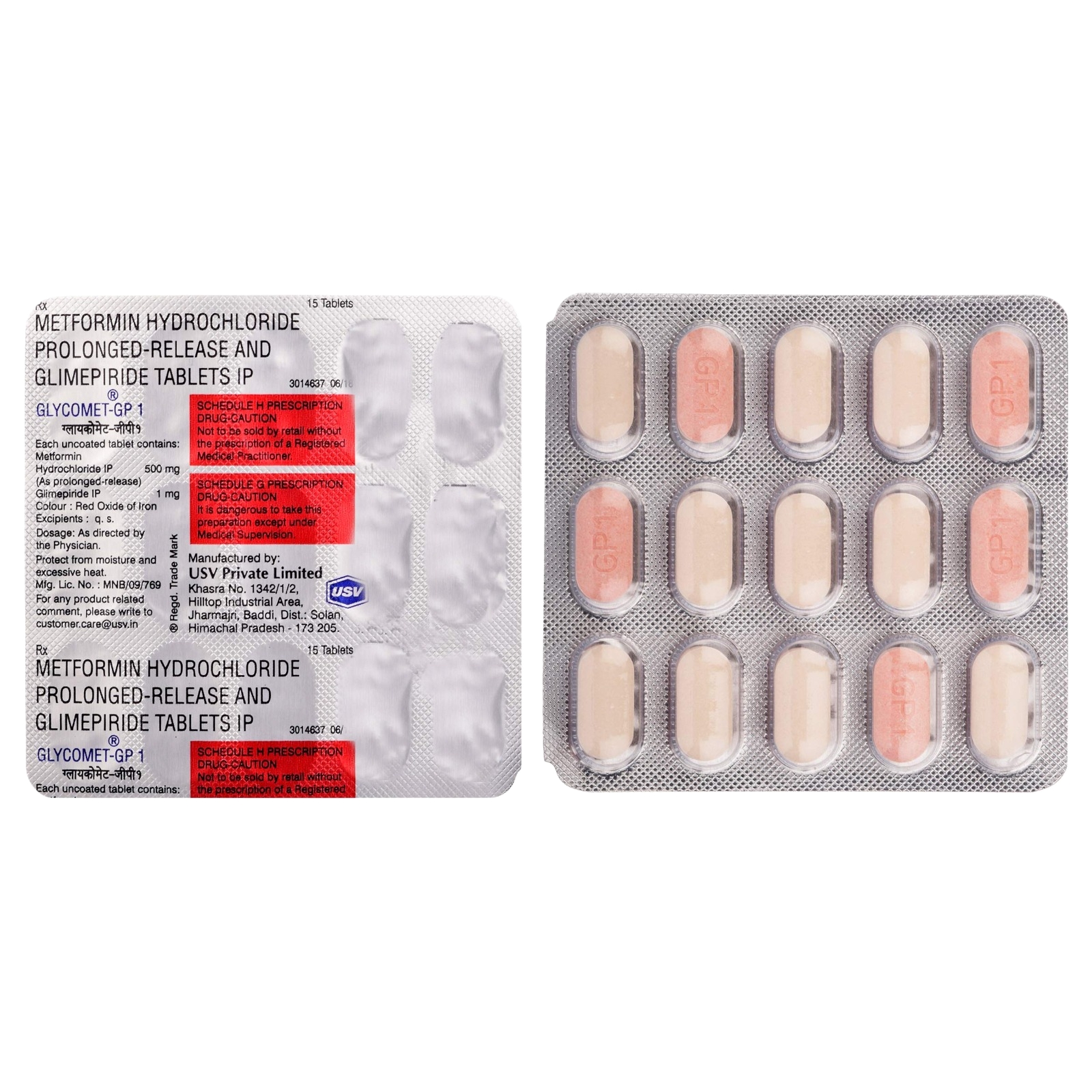 GLYCOMET GP 1 TABLET