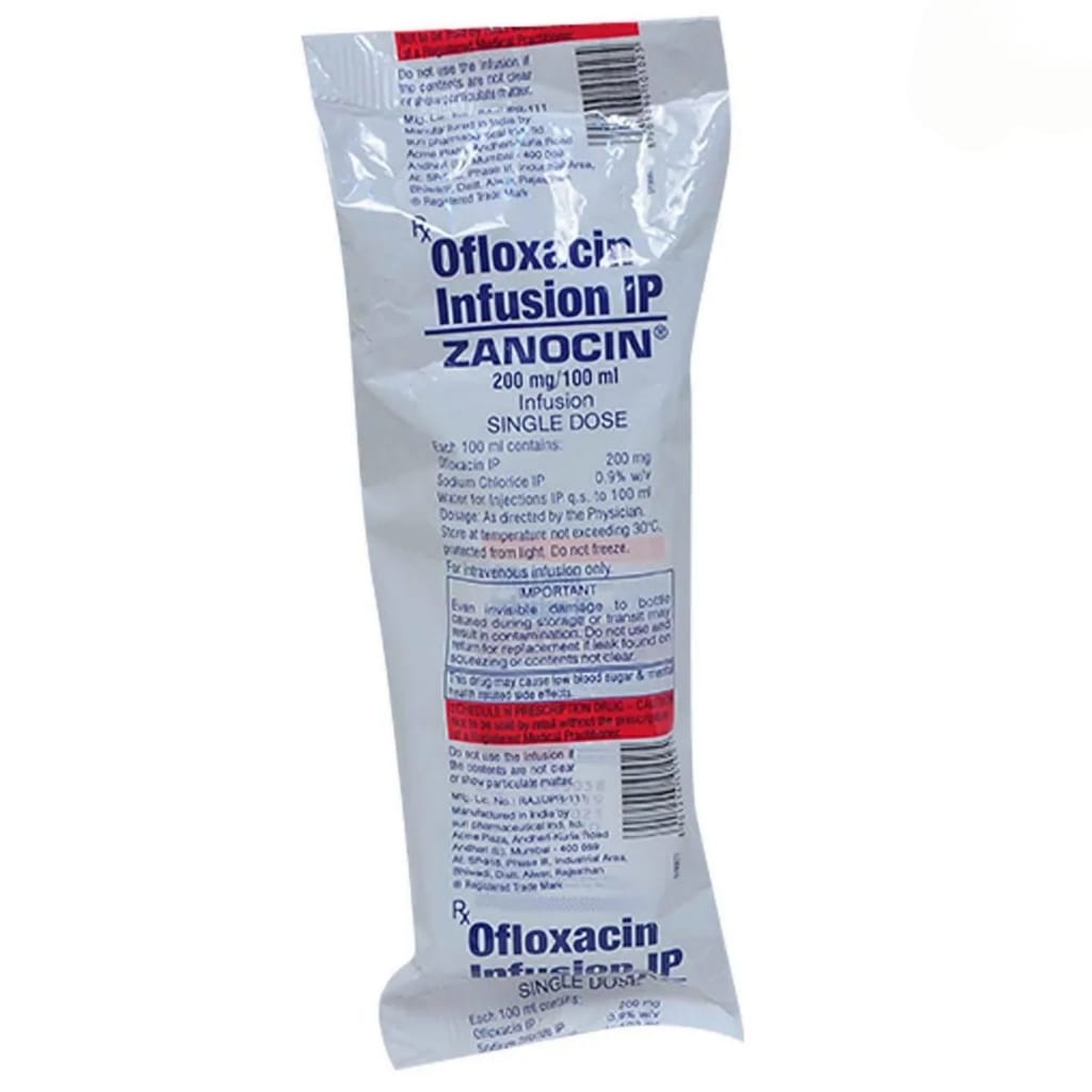 ZANOCIN 200 MG INFUSION