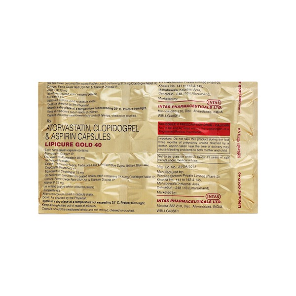LIPICURE GOLD 40 TABLET