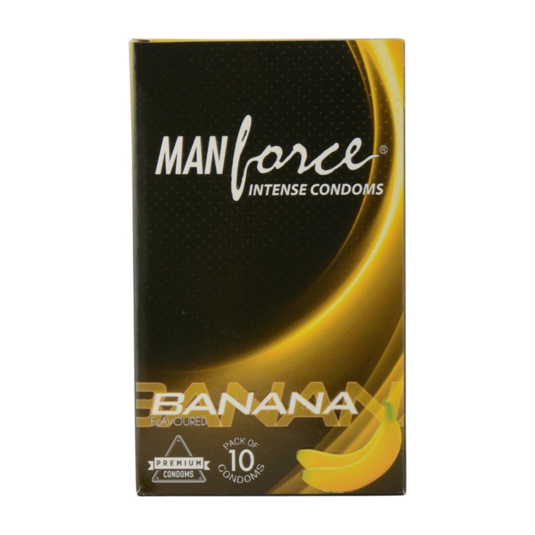 MANFORCE CONDOM (BANANA)