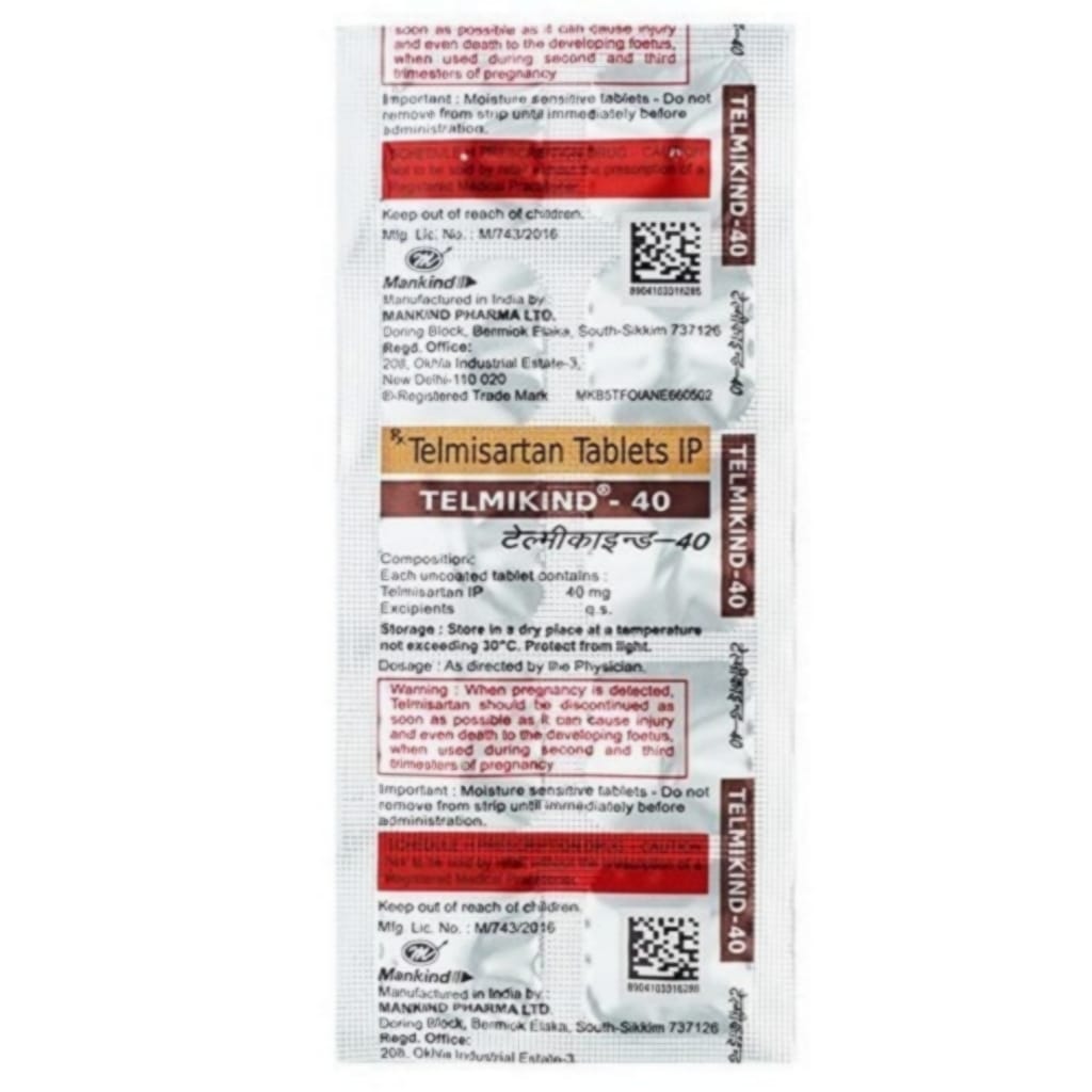TELMIKIND 40 TABLET