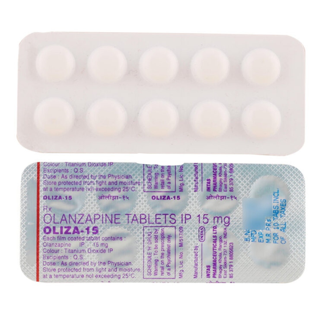 OLIZA 15 TABLET