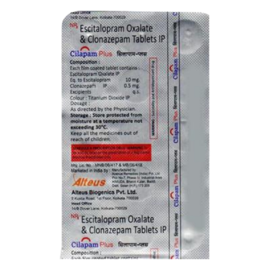 CILAPAM PLUS 10MG TABLET