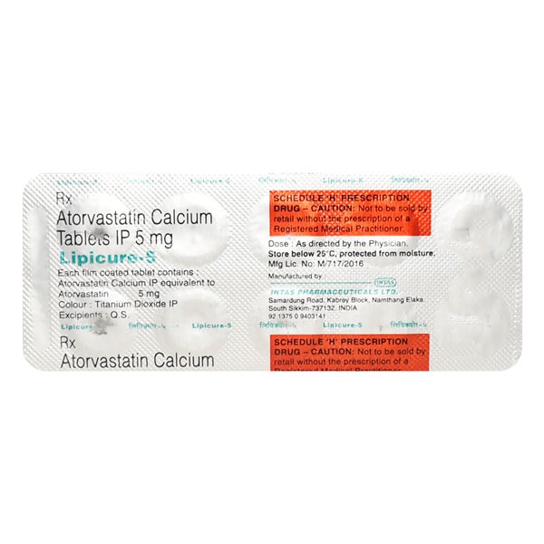 LIPICURE 5MG TABLET