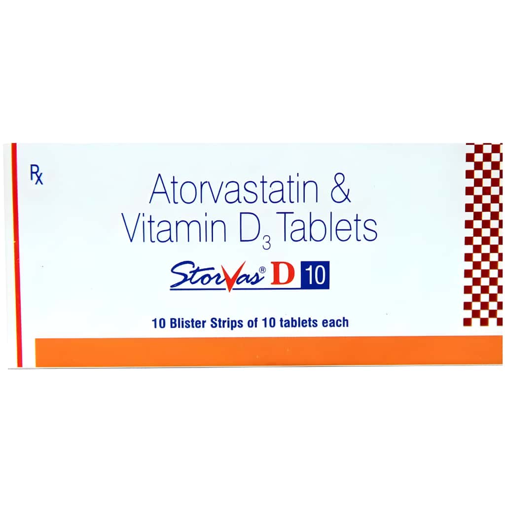 STORVAS D 10 MG TABLET