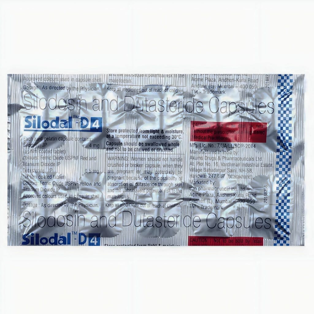 SILODAL D 4/0.5 MG CAPSULE