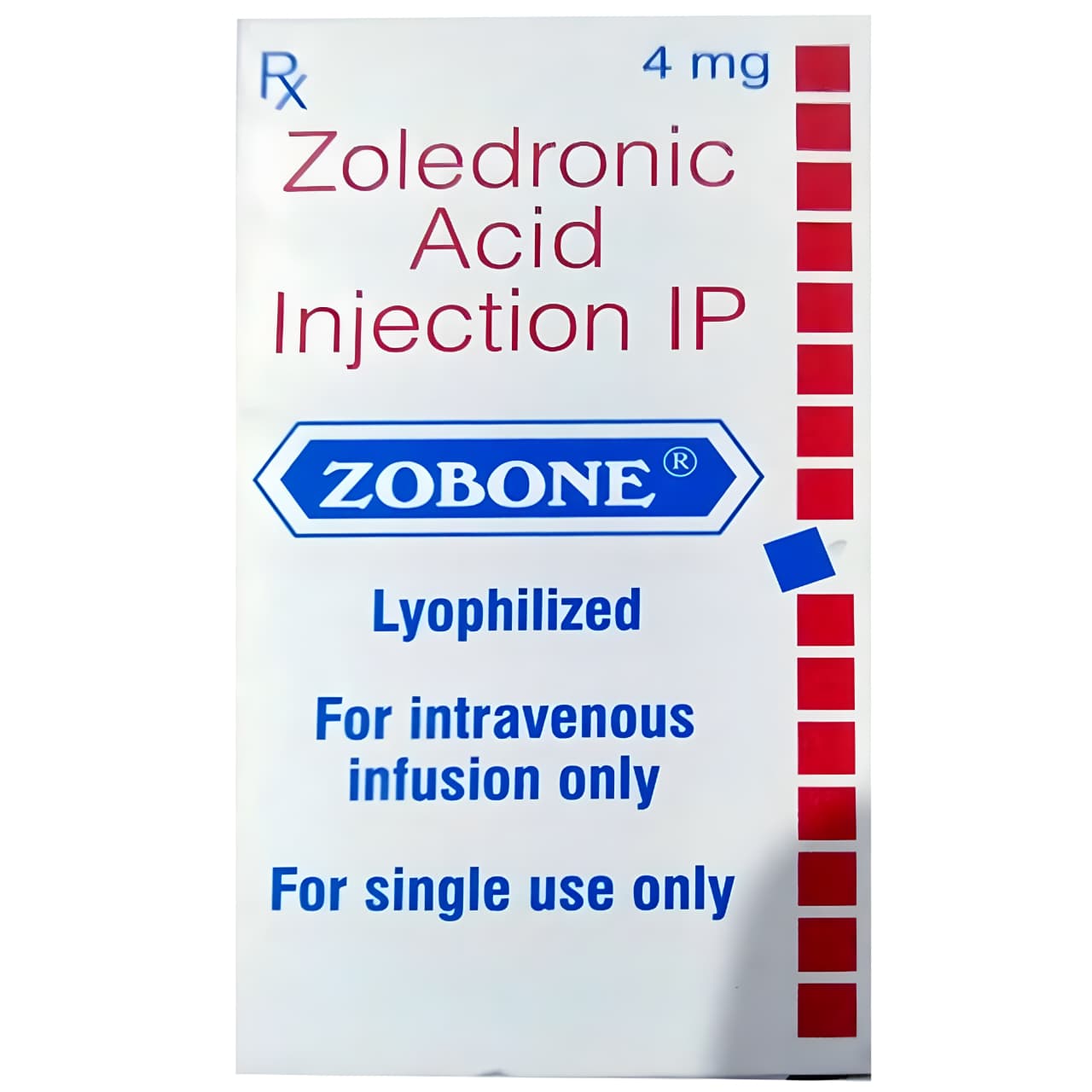 ZOBONE 4 MG INJECTION
