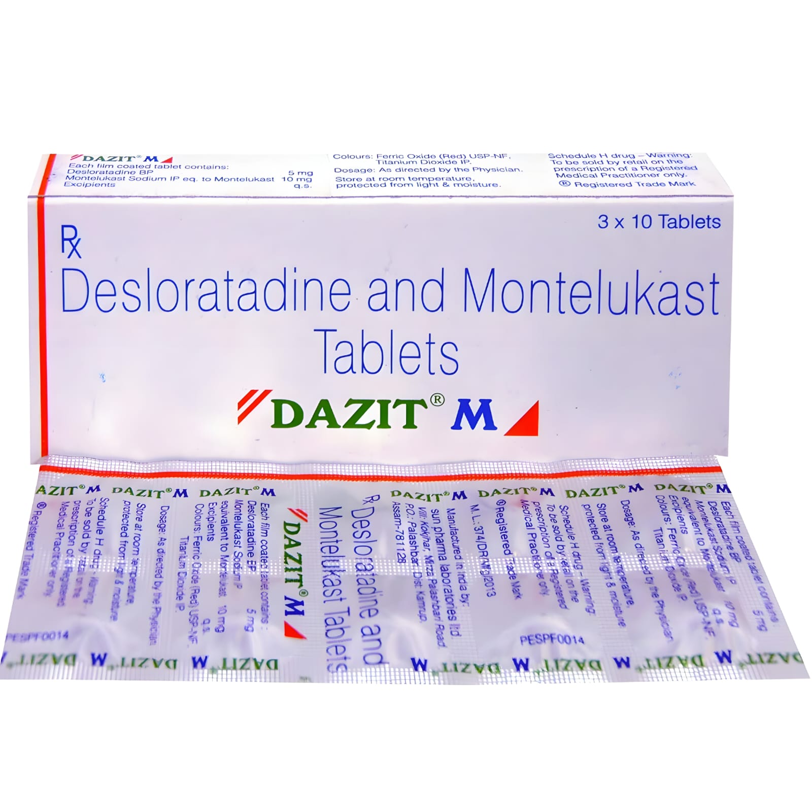 DAZIT M 5/10 MG TABLET