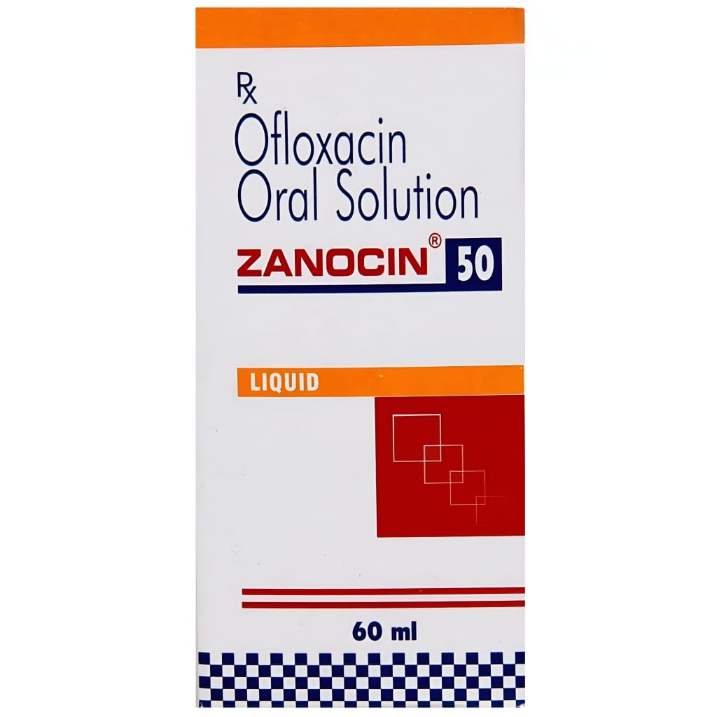 ZANOCIN 50 MG SYRUP