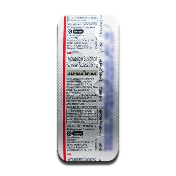 ALPRAX SR .5 TABLET
