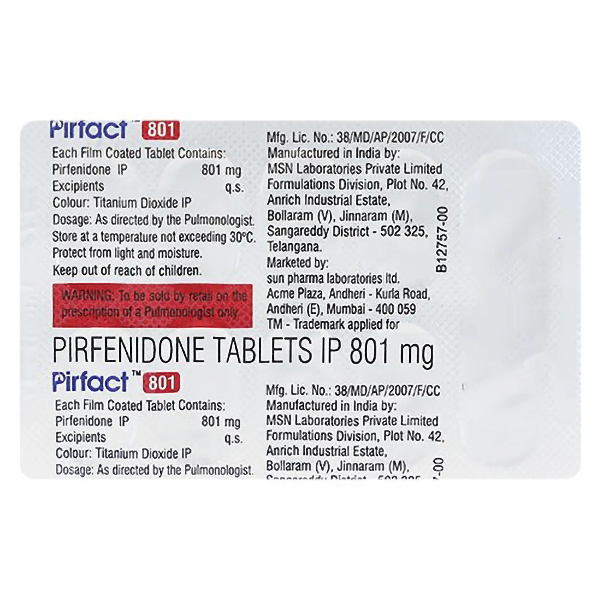 PRAMIPEX 0.25 TAB