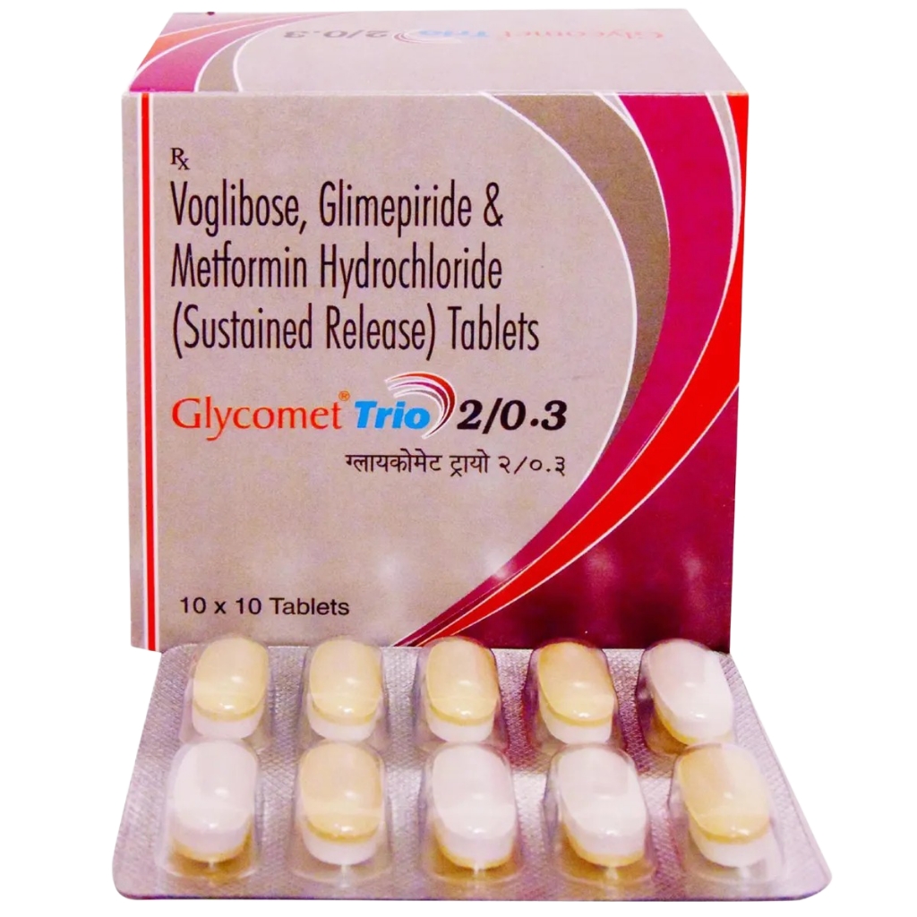 GLYCOMET TRIO 2/.03 TABLET