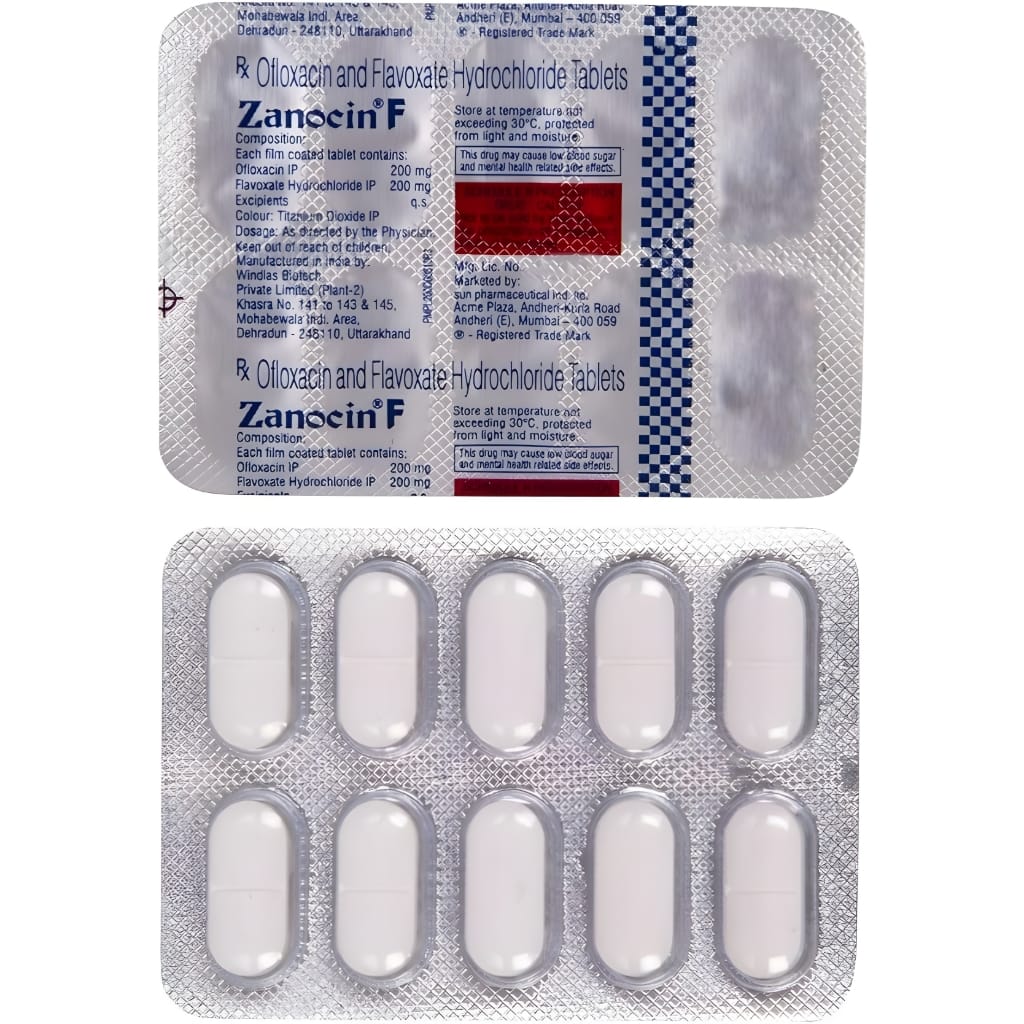 ZANOCIN F 200/200 MG TABLET