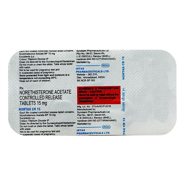 NORTAS CR 15MG