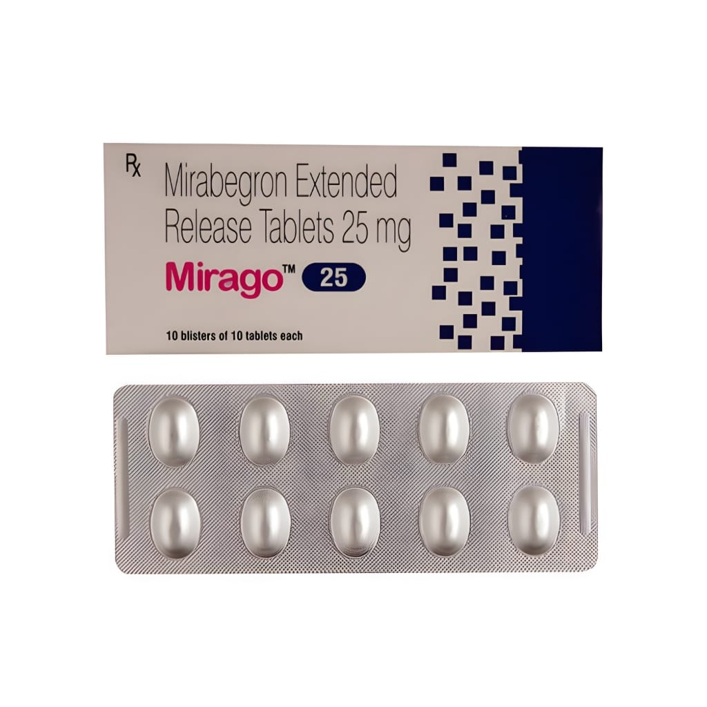 MIRAGO 25 MG TABLET