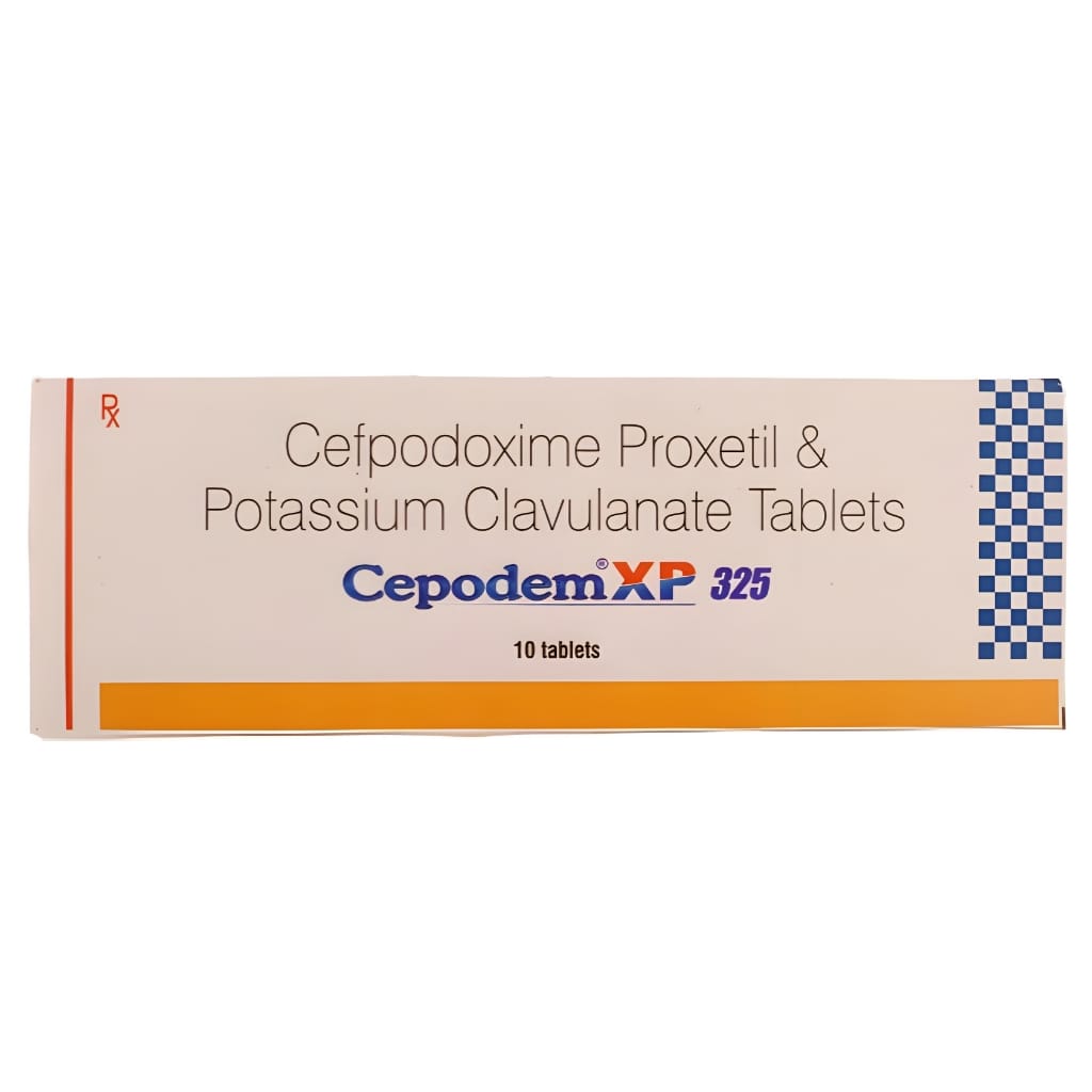 CEPODEM XP 200/125 MG TABLET