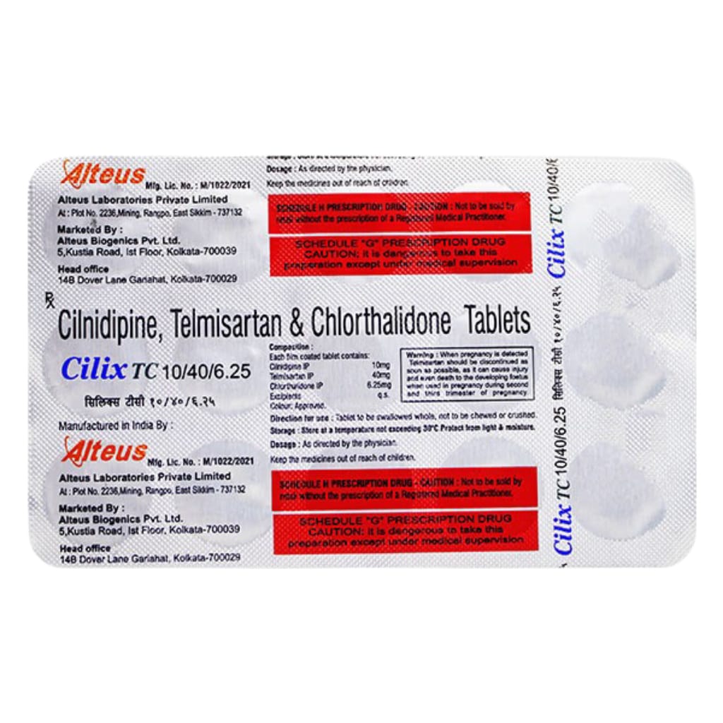 CILIX TC 10/40/6.25 TABLET