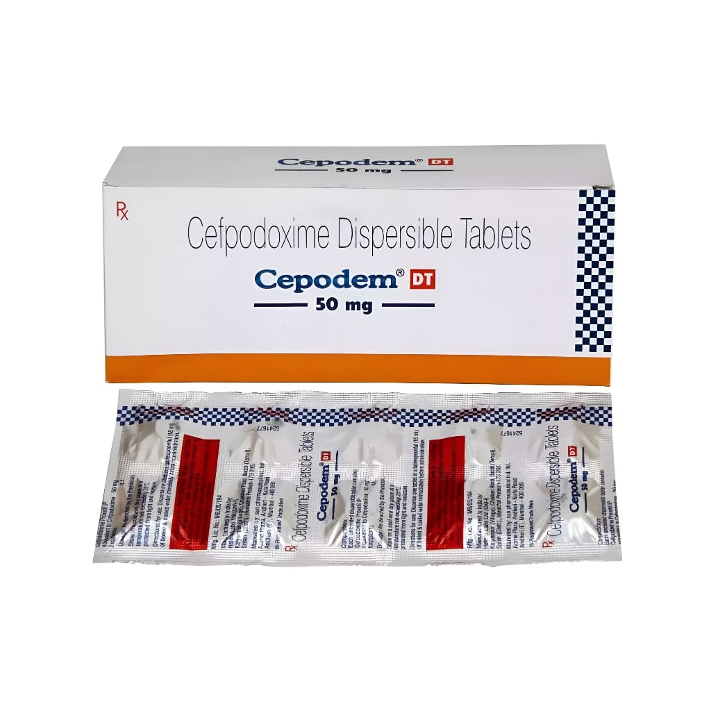 CEPODEM 50 MG TABLET DT