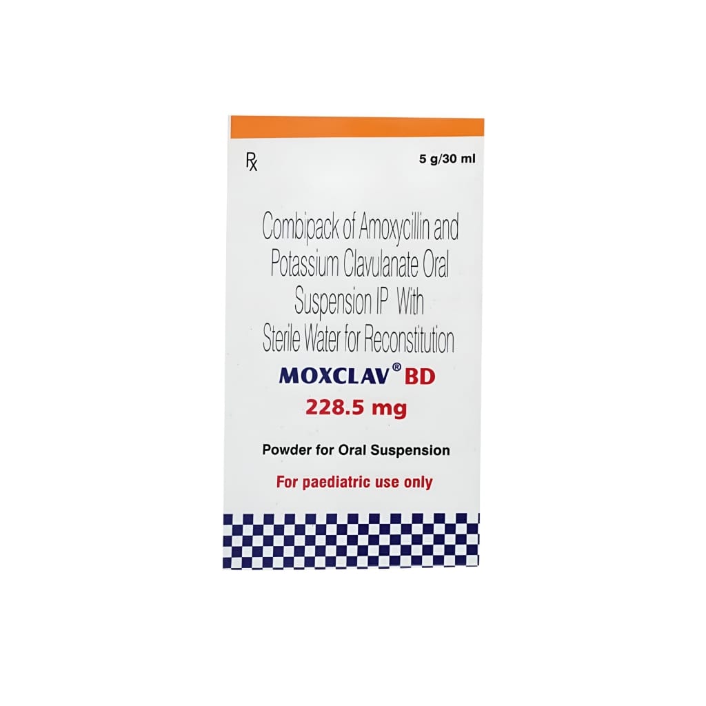 MOXCLAV BD 200/28.5 MG SUSPENSION