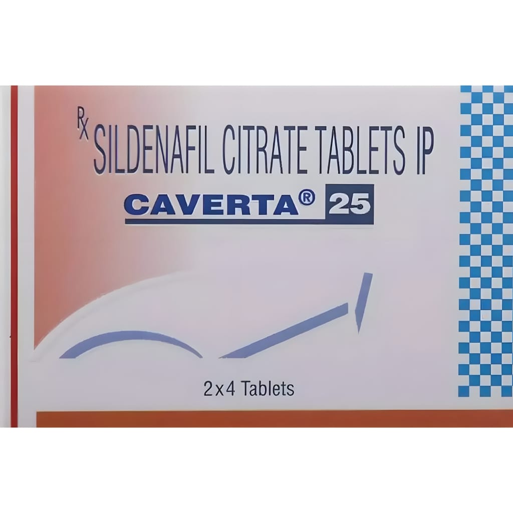 CAVERTA 25 MG TABLET