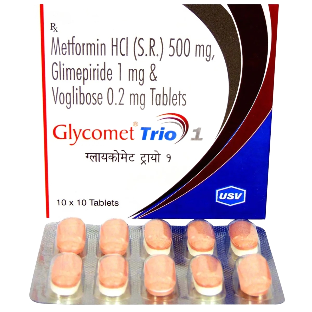 GLYCOMET TRIO 1 TABLET
