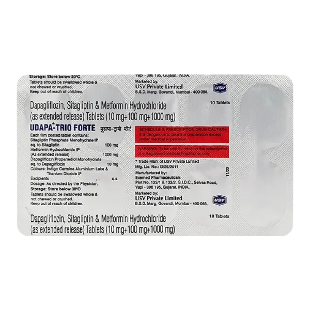 UDAPA TRIO FORTE TABLET