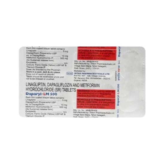 DAPARYL LM 500 TABLET