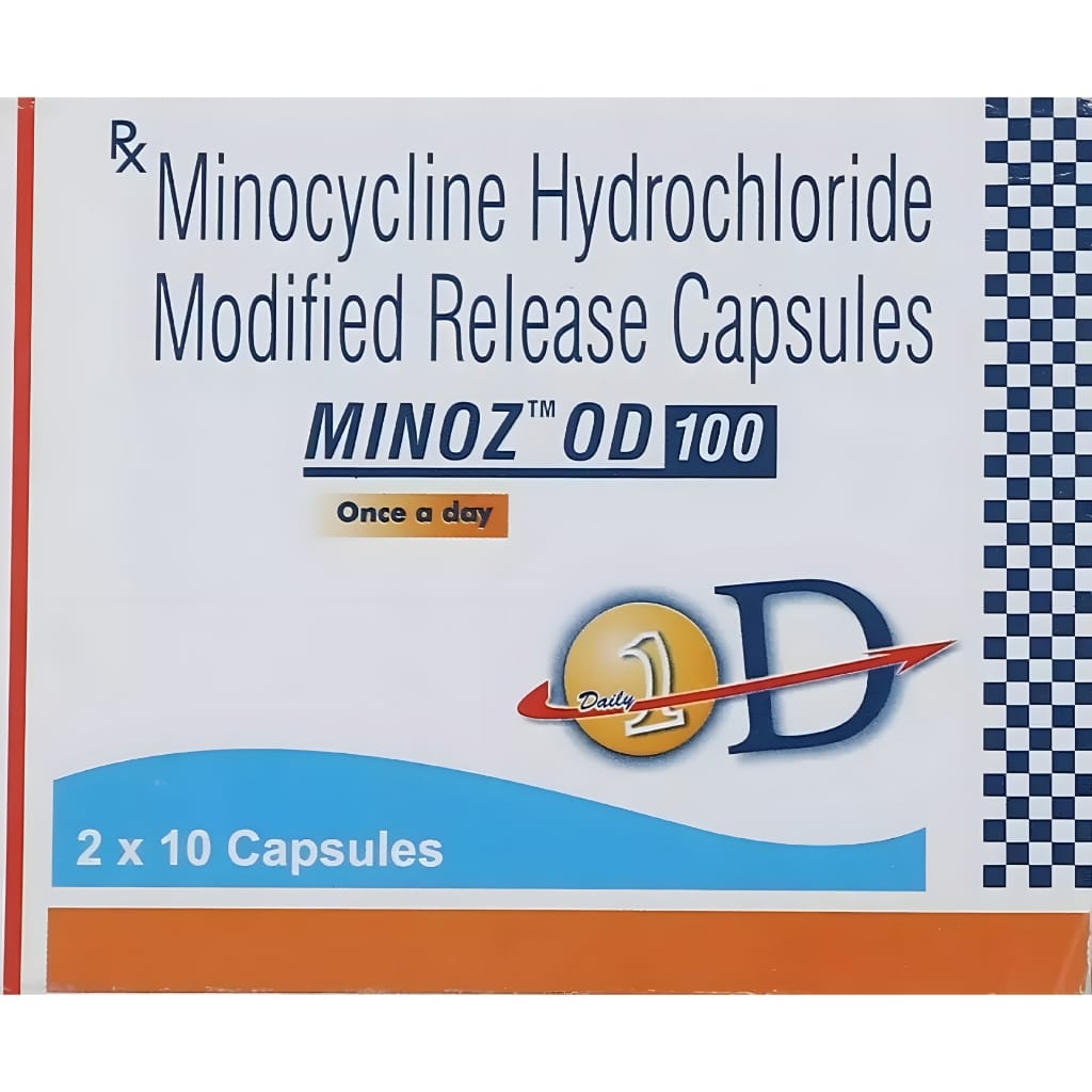 MINOZ OD 100 MG CAPSULE