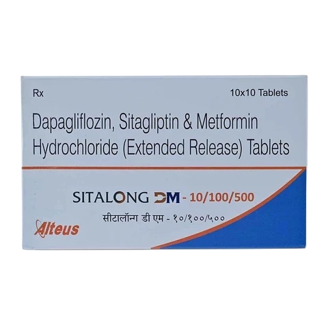 SITALONG DM 10/100/500 TABLET
