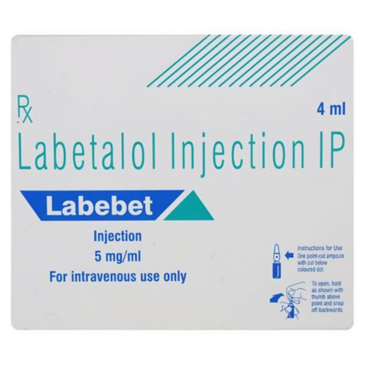 LABEBET 5 MG INJECTION 4 ML