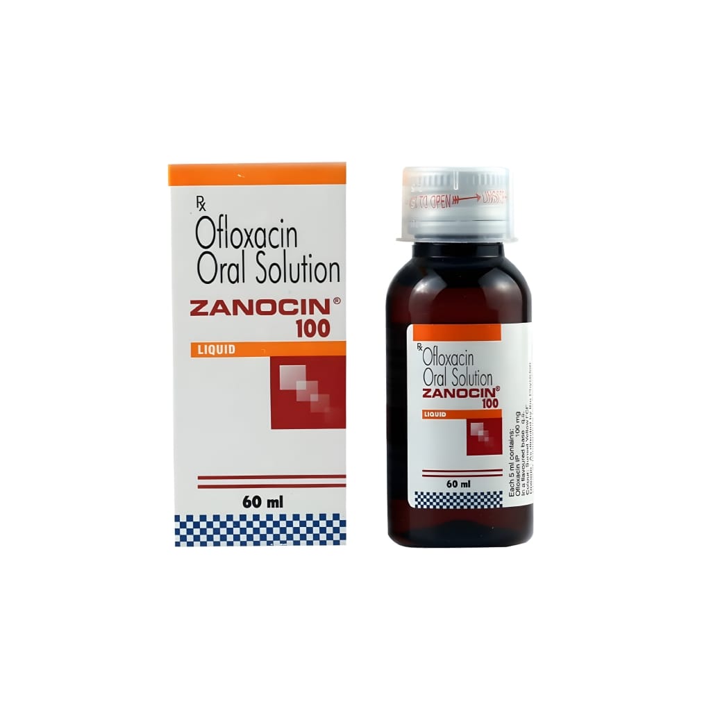 ZANOCIN 100 MG SYRUP