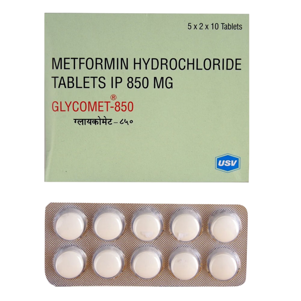 GLYCOMET 850MG TABLET
