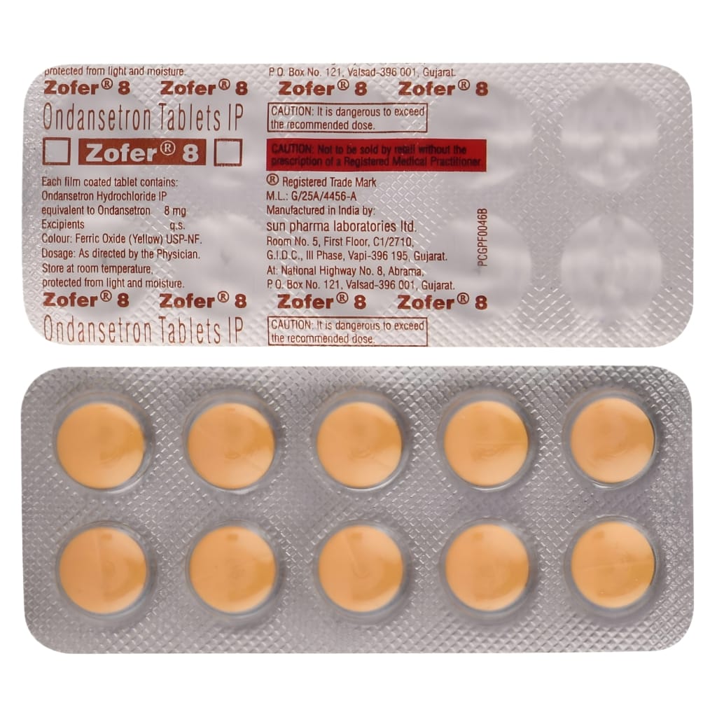 ZOFER 8 MG TABLET