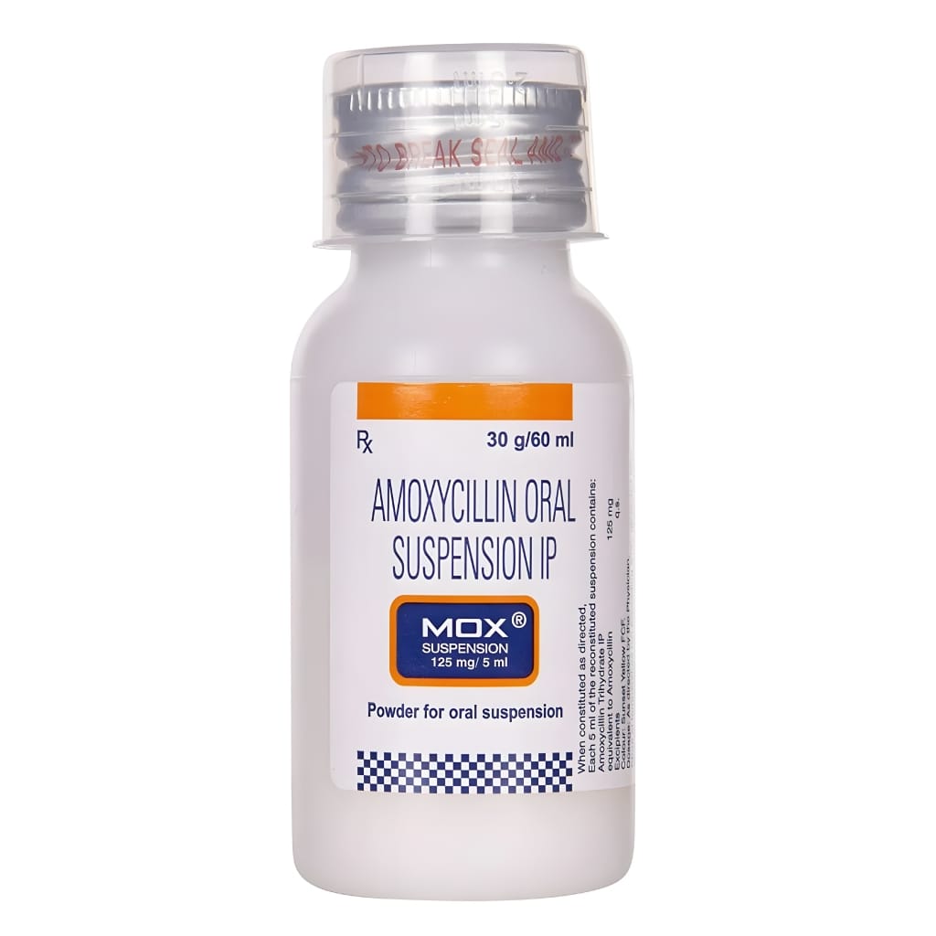 MOX 125 MG SUSPENSION