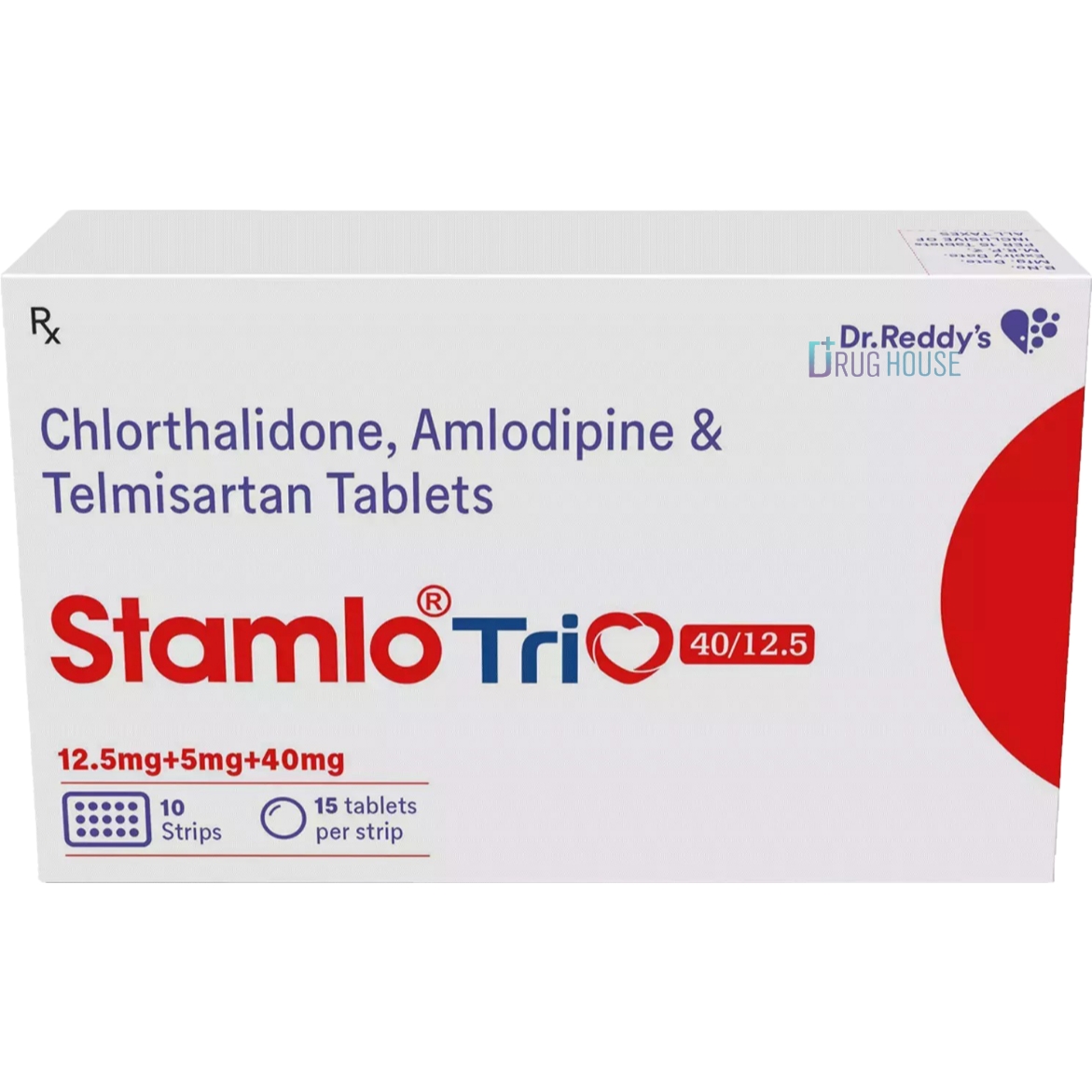 STAMLO TRIO 12.5/40MG TABLET