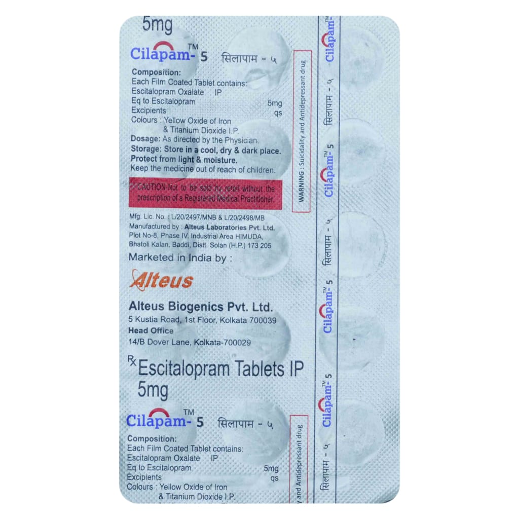 CILAPAM 5 TABLET
