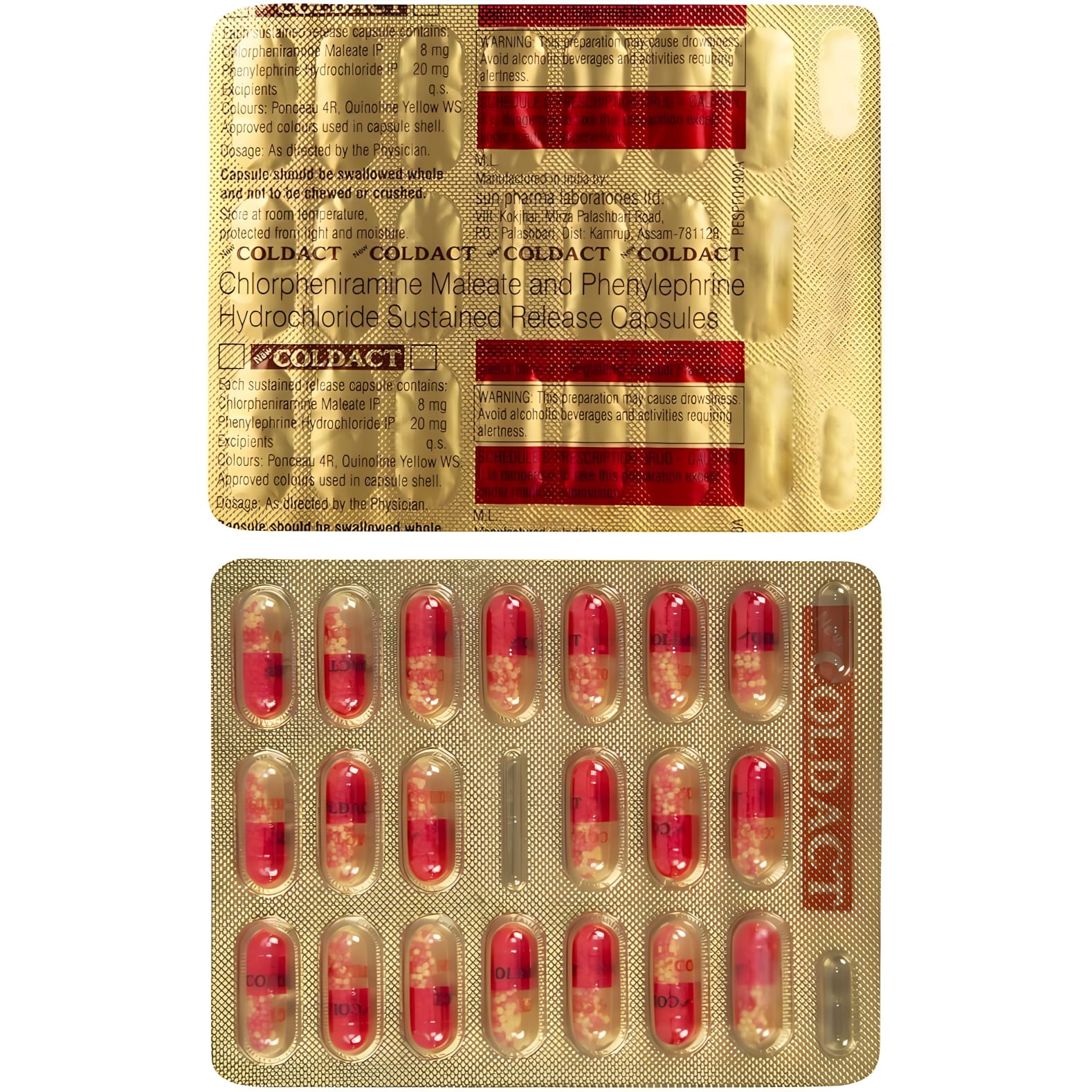 COLDACT NEW 20/8 MG CAPSULE