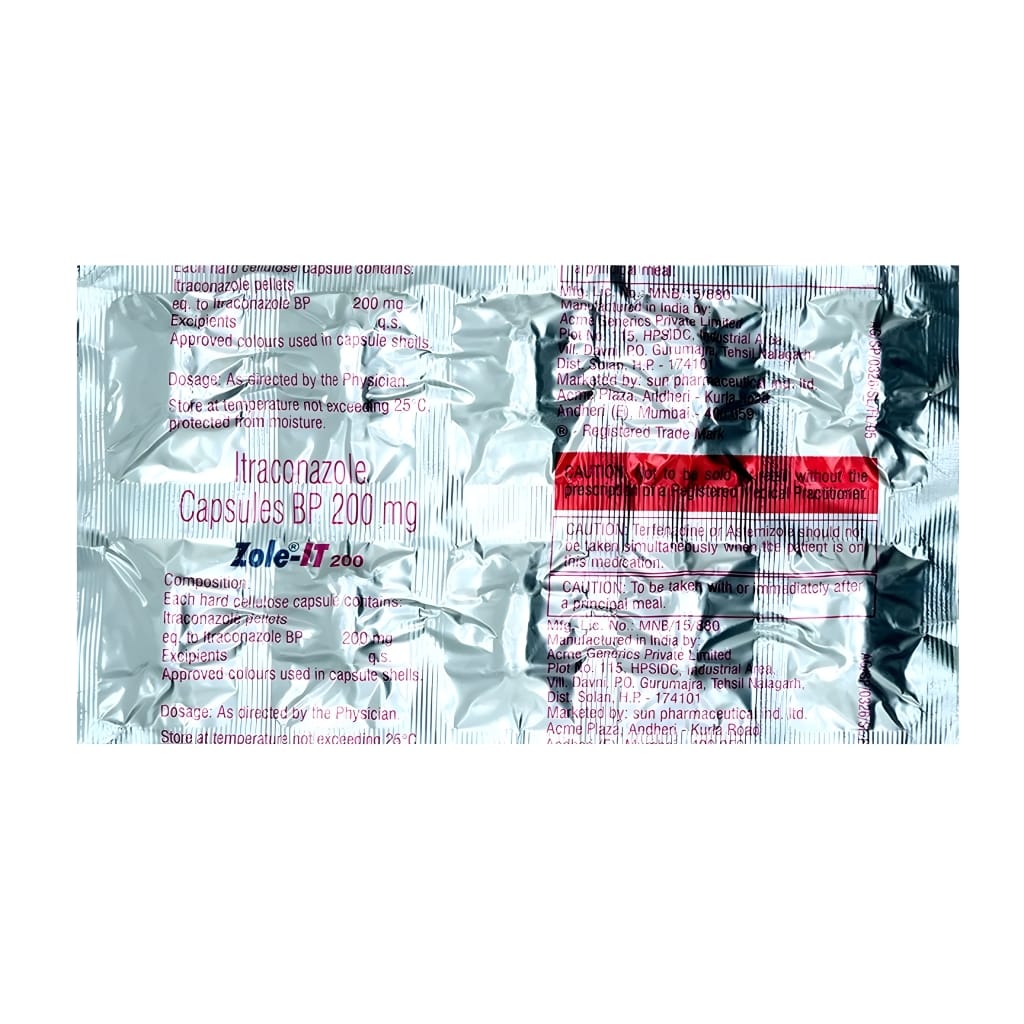 ZOLE IT 200 MG CAPSULE