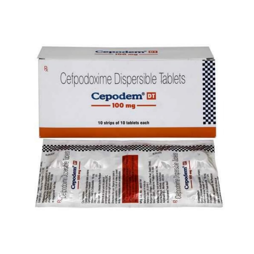 CEPODEM 100 MG TABLET DT