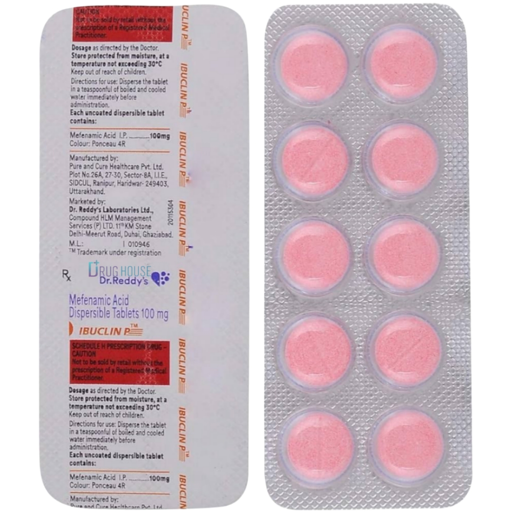 IBUCLIN P 100MG TABLET