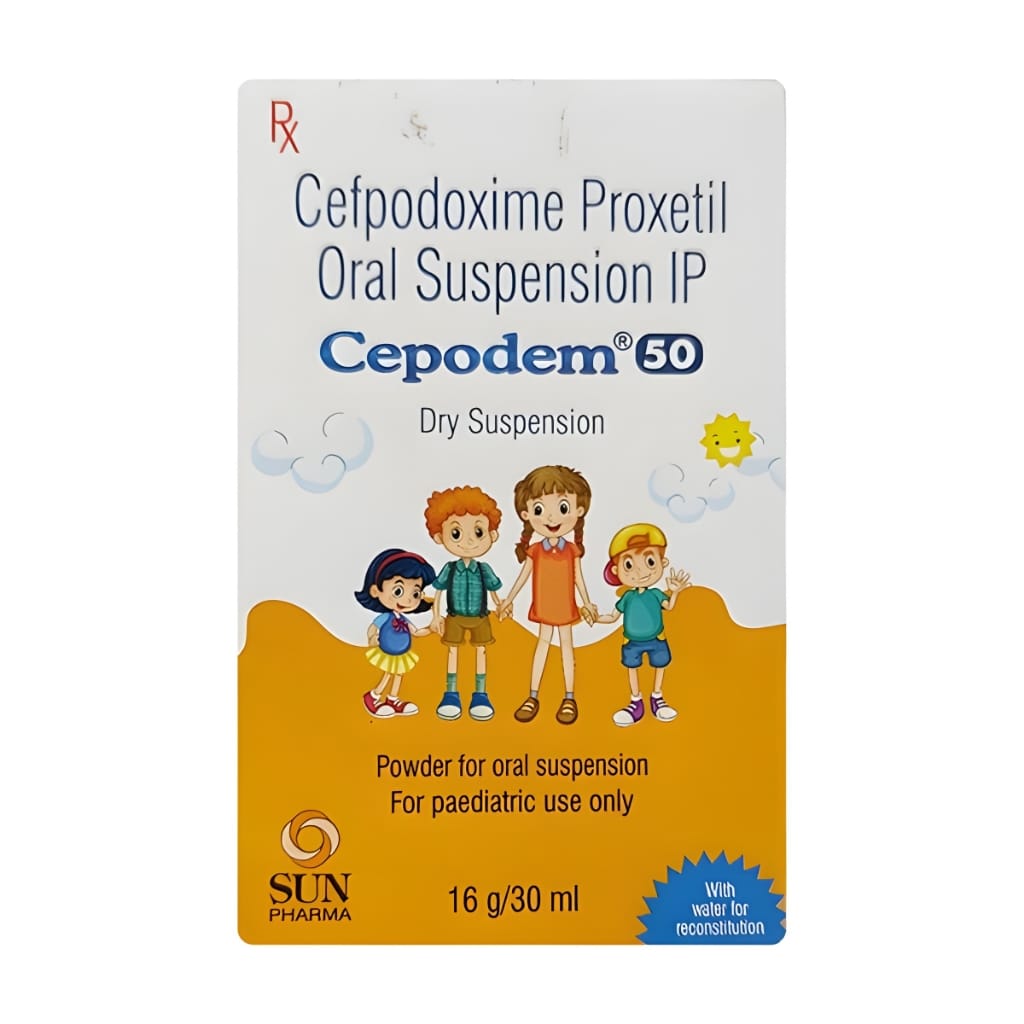 CEPODEM 50 MG SUSPENSION