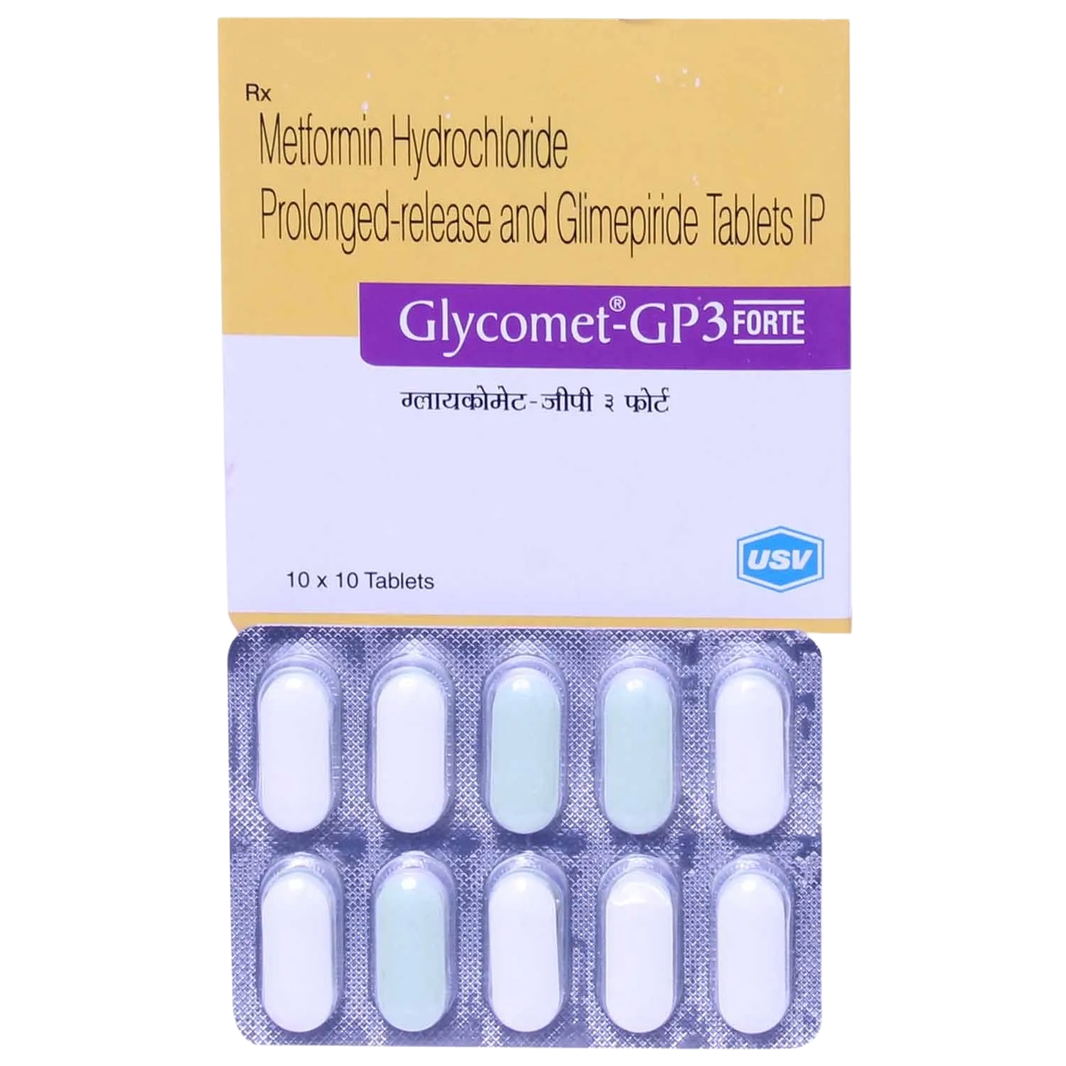 GLYCOMET GP3 FORTE TABLET