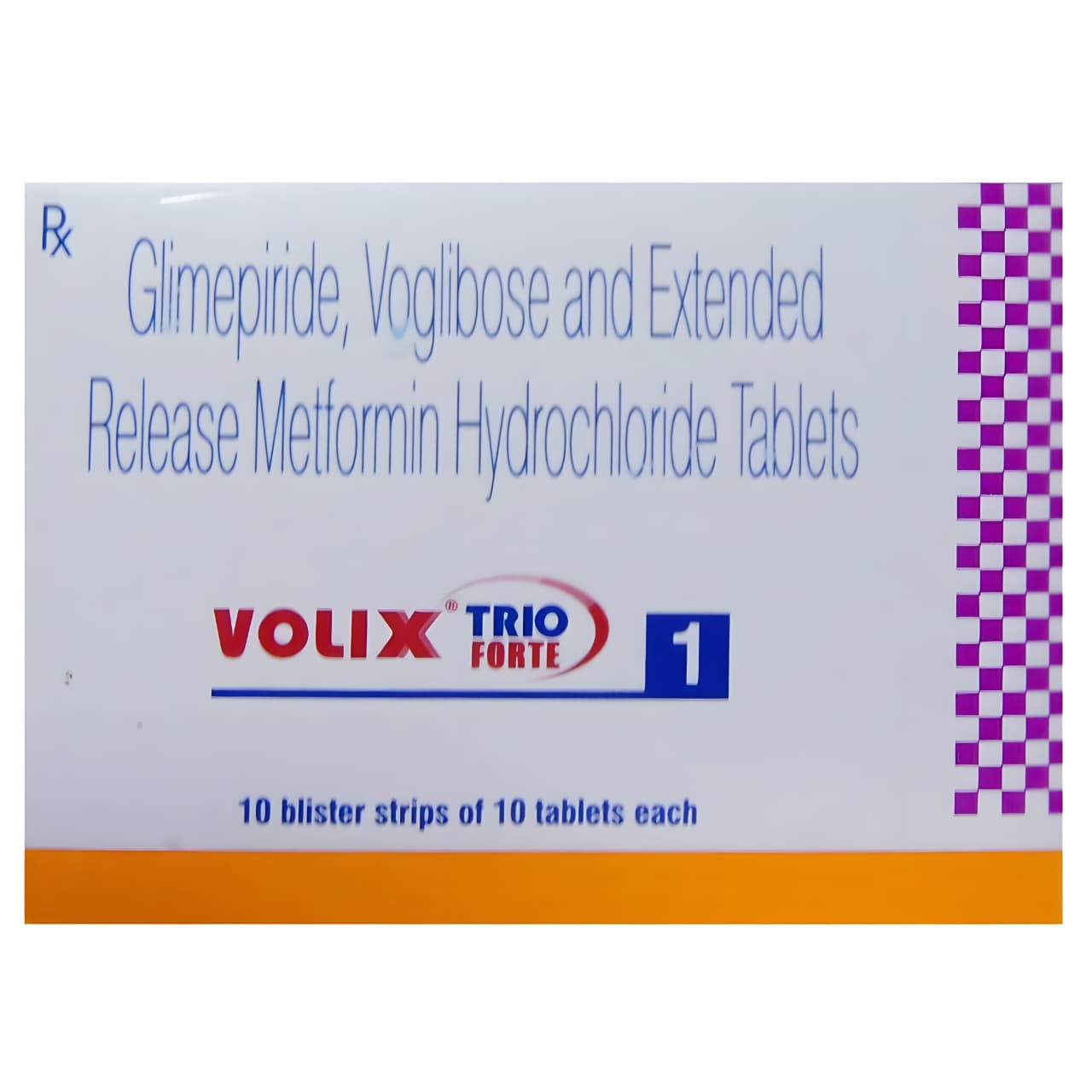 VOLIX TRIO FORTE 0.2/500/1 MG TABLET