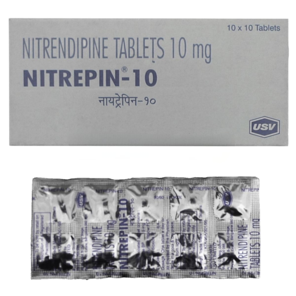 NITREPIN 10 MG TABLET