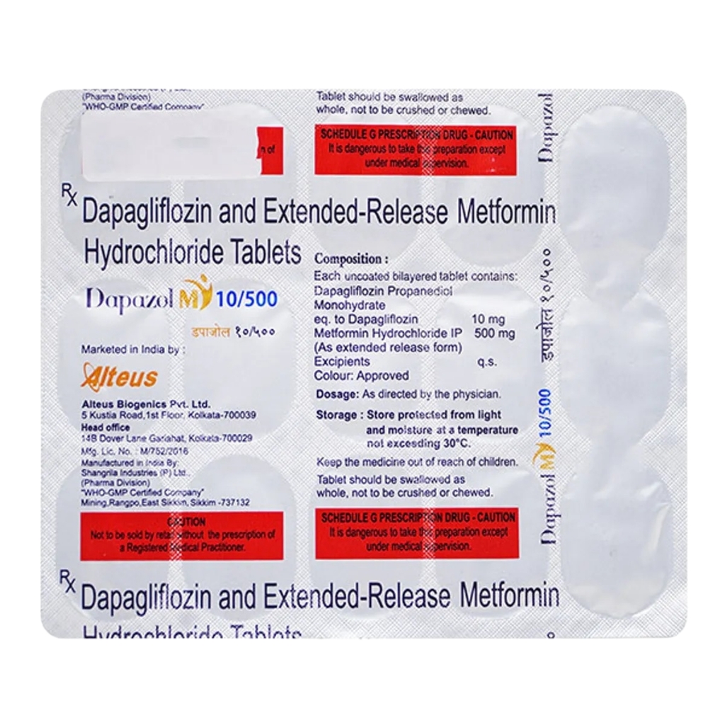 DAPAZOL- M 10/500 TABLET