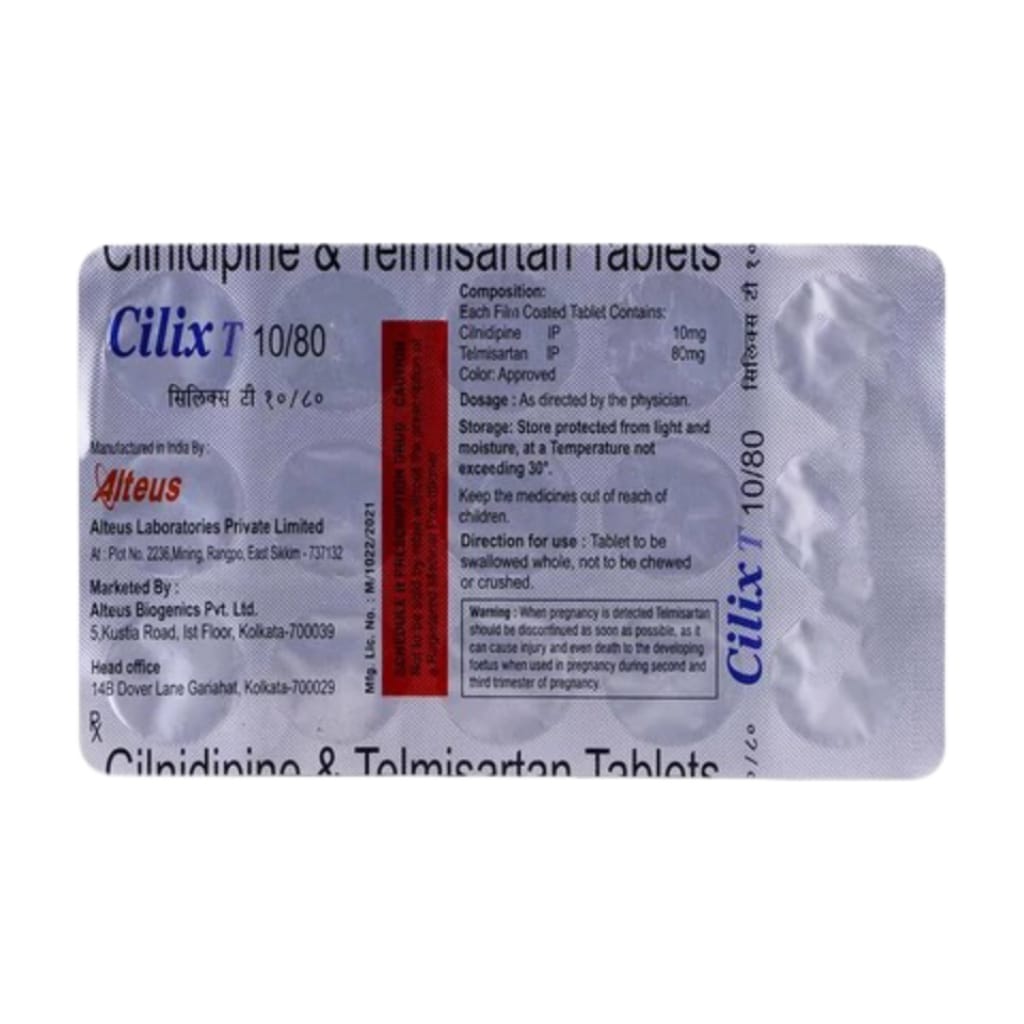 CILIX T 10/80MG TABLET