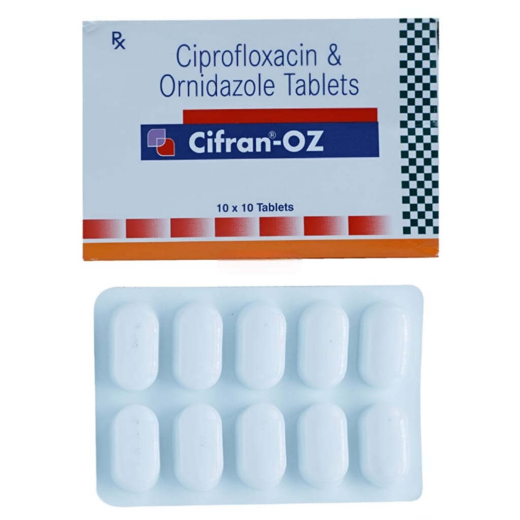 CIFRAN OZ 500/500 MG TABLET