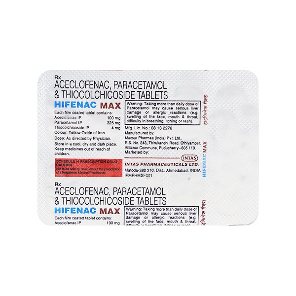 HIFENAC MAX TABLET