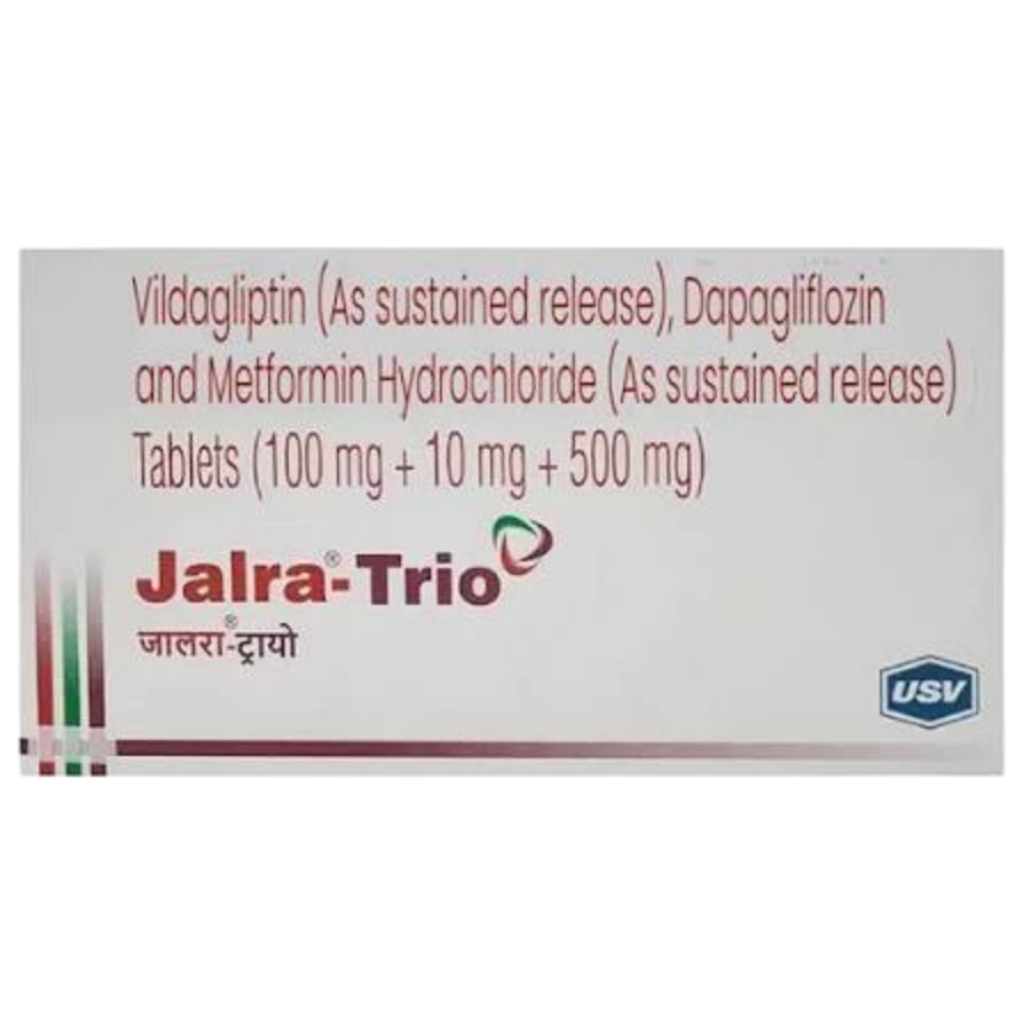 JALRA TRIO 100/10/500MG TABLET