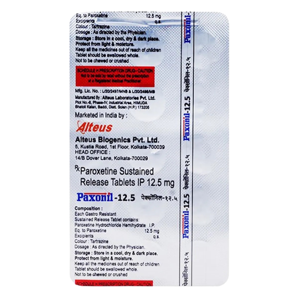 PAXONIL- 12.5MG TABLET